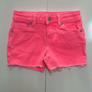 Cat & Jack Girls' Mid-Rise Cut-Off Jean Shorts  - Size XS 4/5